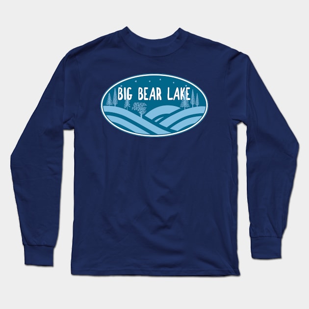 Big Bear Lake California Outdoors Long Sleeve T-Shirt by esskay1000